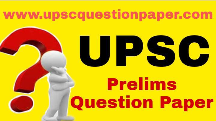 Upsc Prelims Question Paper