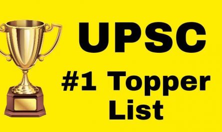 upsc topper list